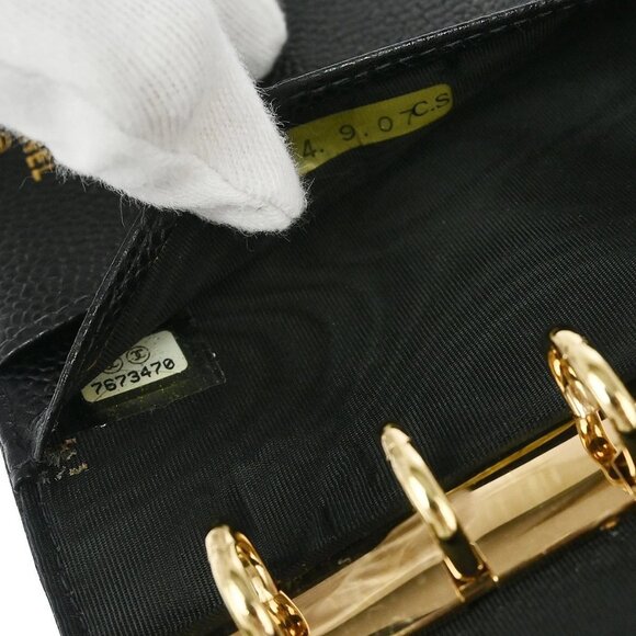 Chanel Black Calfskin Note Book Cover Small Good - Picture 7 of 7